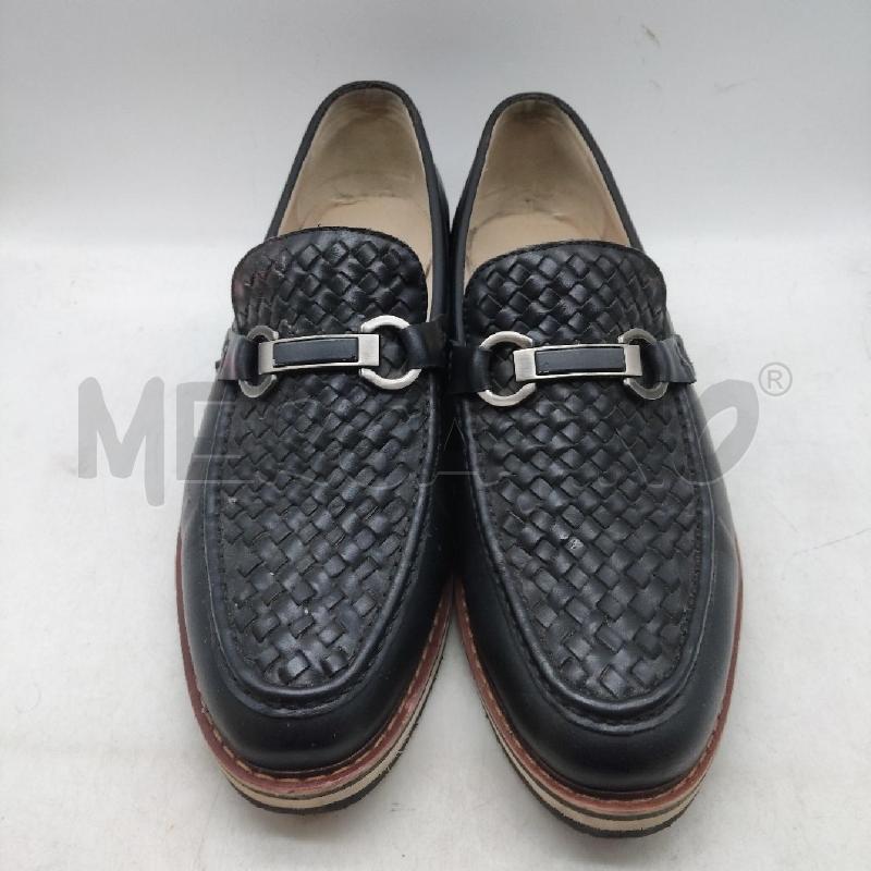 SCARPE UOMO NERE INTRECCIO FIBBIA BIAGIOTTI | Mercatino dell'Usato Domodossola 2