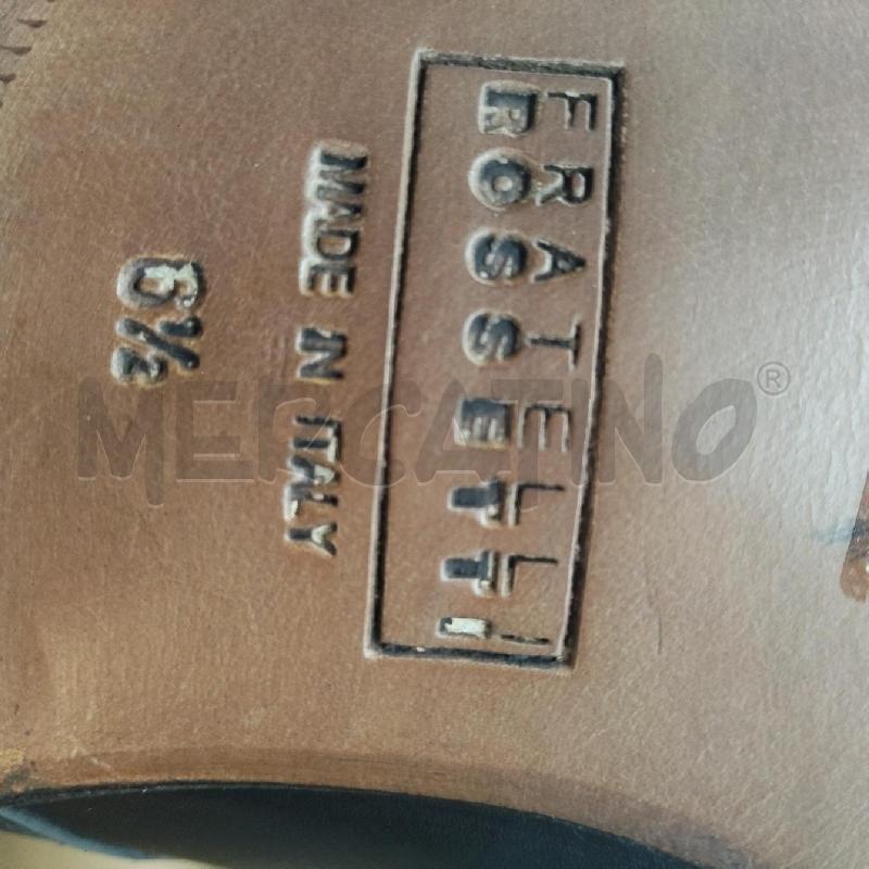 SCARPE UOMO ROSSETTI NERE LACCI 41 | Mercatino dell'Usato Domodossola 5