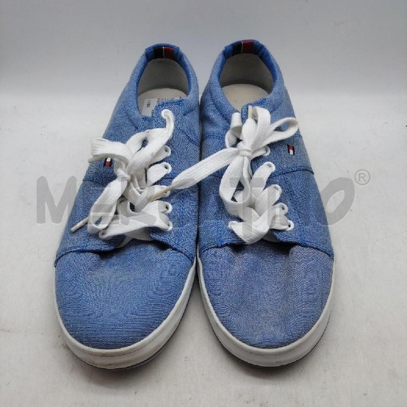 SCARPE UOMO TOMMY HILFINGER AZZURRE LACCI 42 | Mercatino dell'Usato Domodossola 1