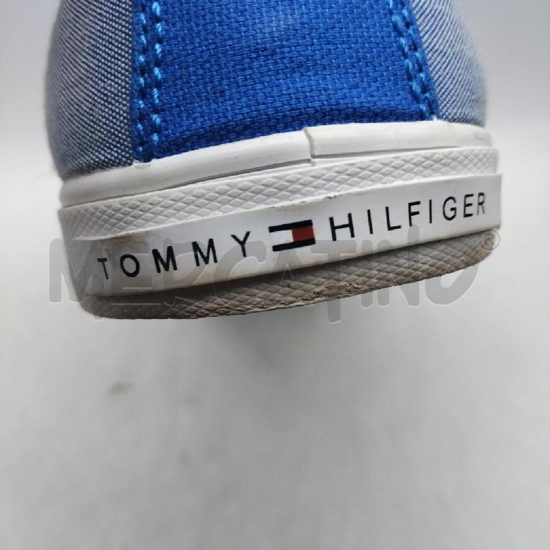 SCARPE UOMO TOMMY HILFINGER AZZURRE LACCI 42 | Mercatino dell'Usato Domodossola 4