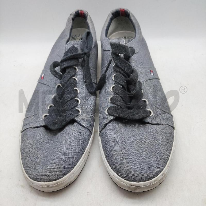 SCARPE UOMO TOMMY HILFINGER GRIGIE 42 LACCI  | Mercatino dell'Usato Domodossola 1