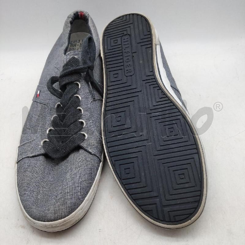 SCARPE UOMO TOMMY HILFINGER GRIGIE 42 LACCI  | Mercatino dell'Usato Domodossola 2