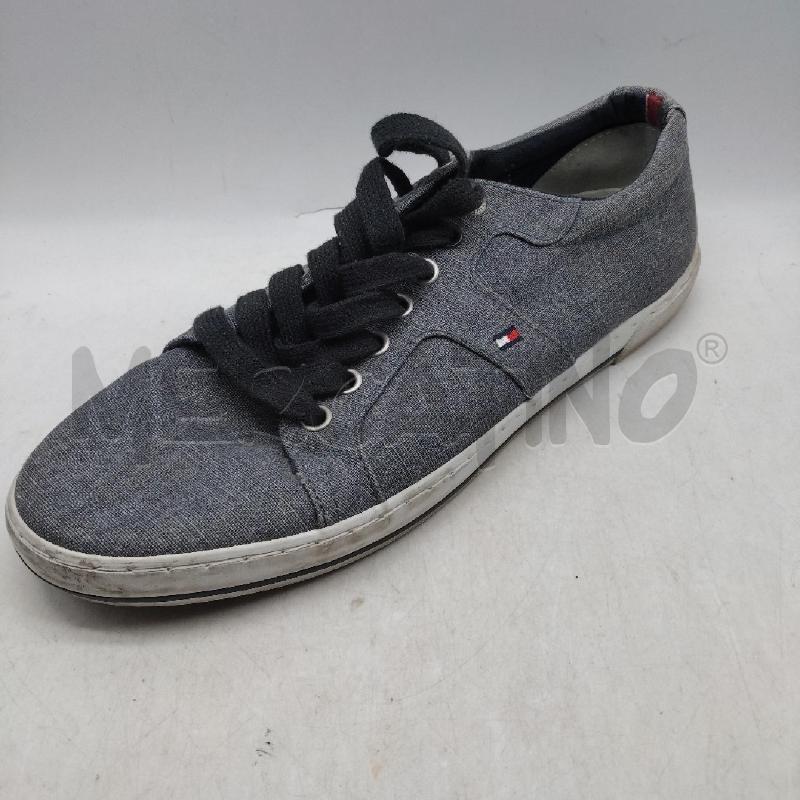 SCARPE UOMO TOMMY HILFINGER GRIGIE 42 LACCI  | Mercatino dell'Usato Domodossola 3