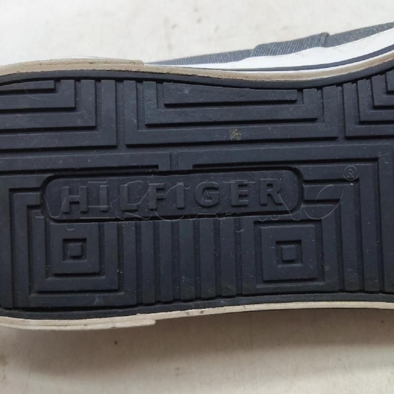SCARPE UOMO TOMMY HILFINGER GRIGIE 42 LACCI  | Mercatino dell'Usato Domodossola 4