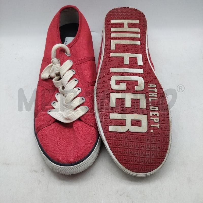 SCARPE UOMO TOMMY HILFINGER ROSSE 42 LACCI | Mercatino dell'Usato Domodossola 2
