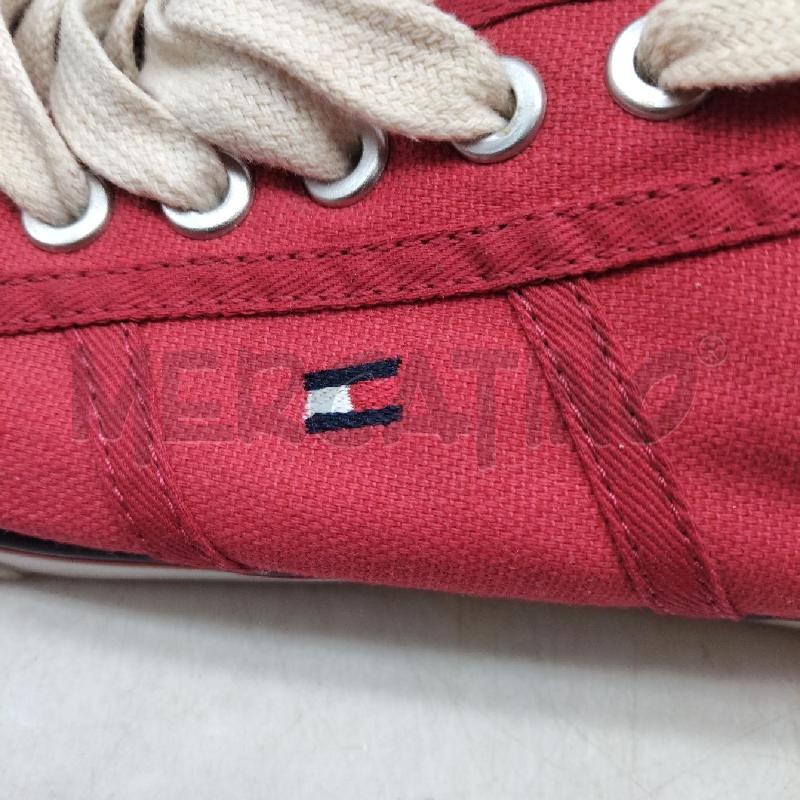 SCARPE UOMO TOMMY HILFINGER ROSSE 42 LACCI | Mercatino dell'Usato Domodossola 5