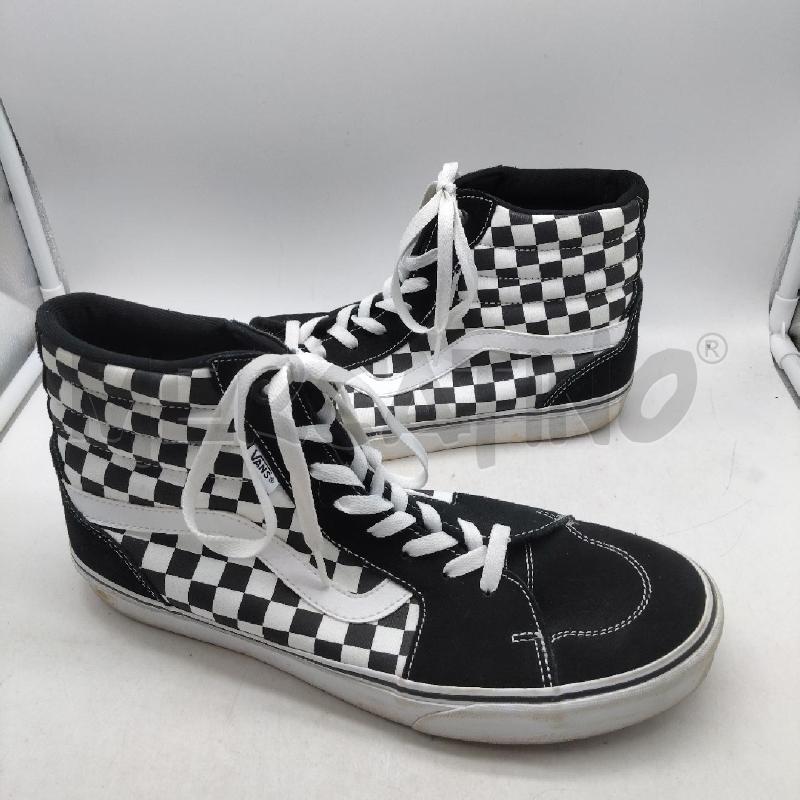 SCARPE UOMO VANS ALTE NERE BIANCHE  | Mercatino dell'Usato Domodossola 2