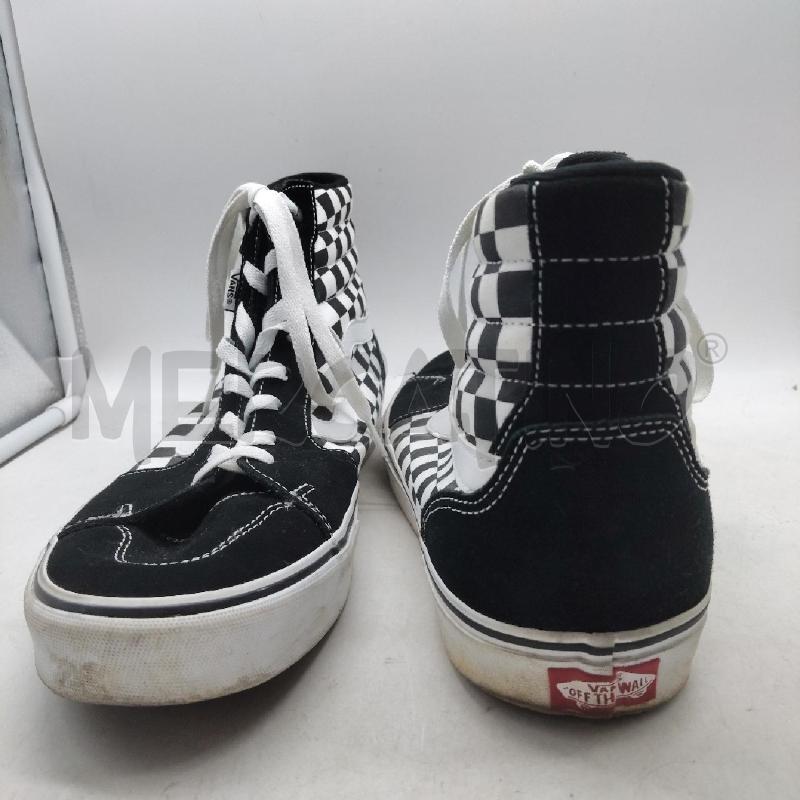 SCARPE UOMO VANS ALTE NERE BIANCHE  | Mercatino dell'Usato Domodossola 3