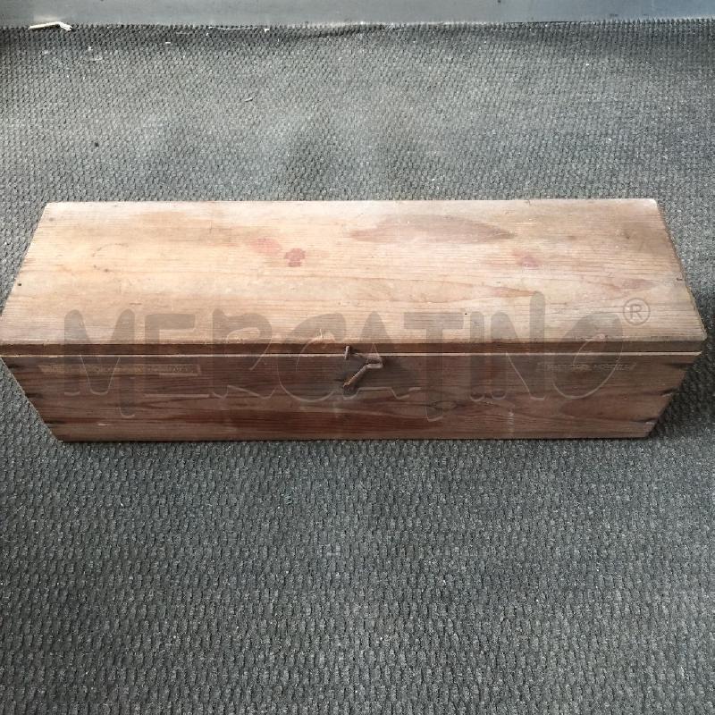 SCATOLA LEGNO CON CHIUSURA FERRO  | Mercatino dell'Usato Domodossola 1