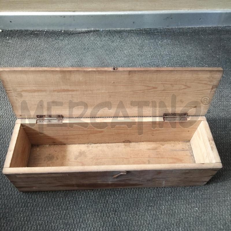 SCATOLA LEGNO CON CHIUSURA FERRO  | Mercatino dell'Usato Domodossola 3