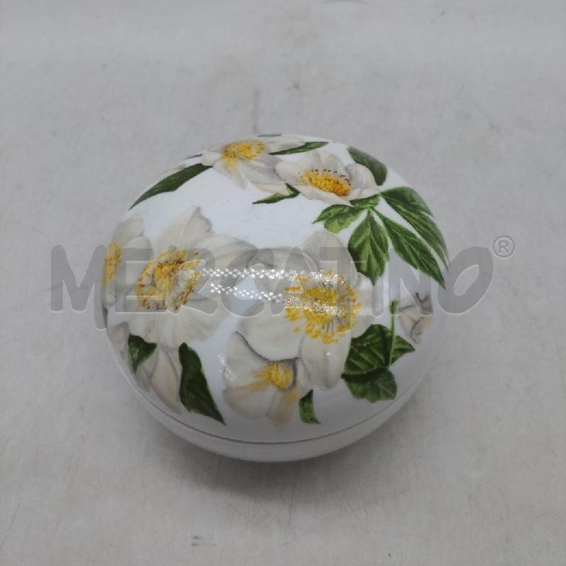 SCATOLETTA CERAMICA BIANCA FIORI VILLEROY & BOCH | Mercatino dell'Usato Domodossola 1