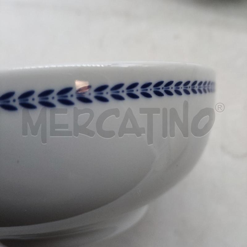 SCODELLE PZ. 8 BIANCHI GRECHE BORDINO BLU RICHARD GINORI  | Mercatino dell'Usato Domodossola 2