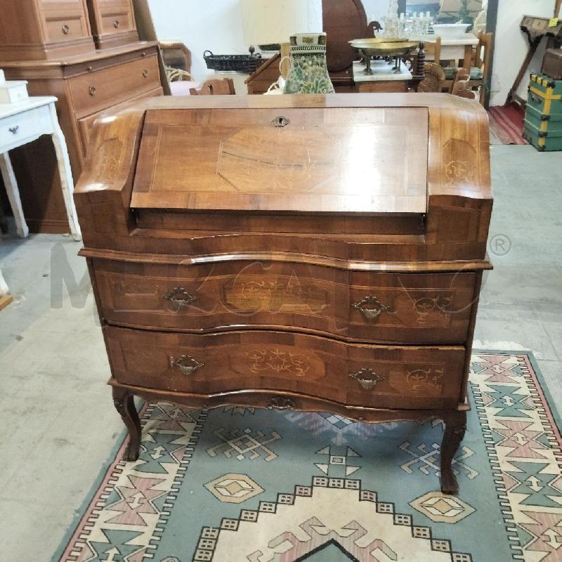 SCRITTOIO LEGNO CON INTARSI | Mercatino dell'Usato Domodossola 1