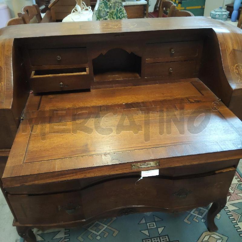SCRITTOIO LEGNO CON INTARSI | Mercatino dell'Usato Domodossola 4