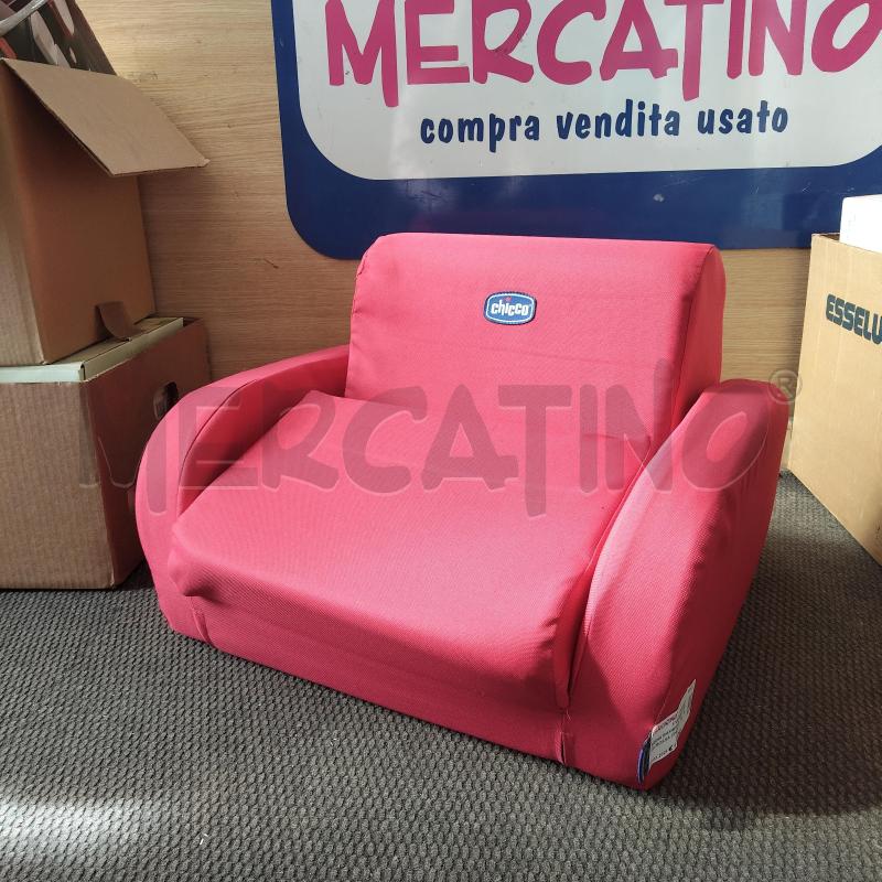 SEDIA BAMBINO IMBOTTITA ROSSA CHICCO | Mercatino dell'Usato Domodossola 1