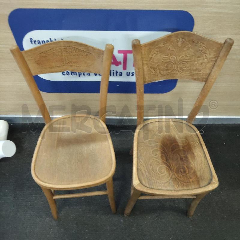 SEDIA LEGNO DA OSTERIA | Mercatino dell'Usato Domodossola 2