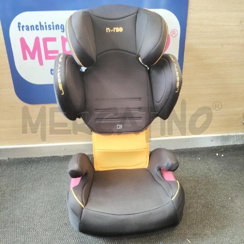 SEGGIOLINO AUTO NERO GIALLO 15/36 KG CON ISOFIX | Mercatino dell'Usato Domodossola 1