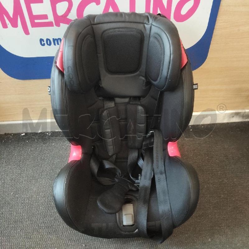 SEGGIOLINO AUTO NERO ROSSO ISOFIX 9/18 SPS | Mercatino dell'Usato Domodossola 1
