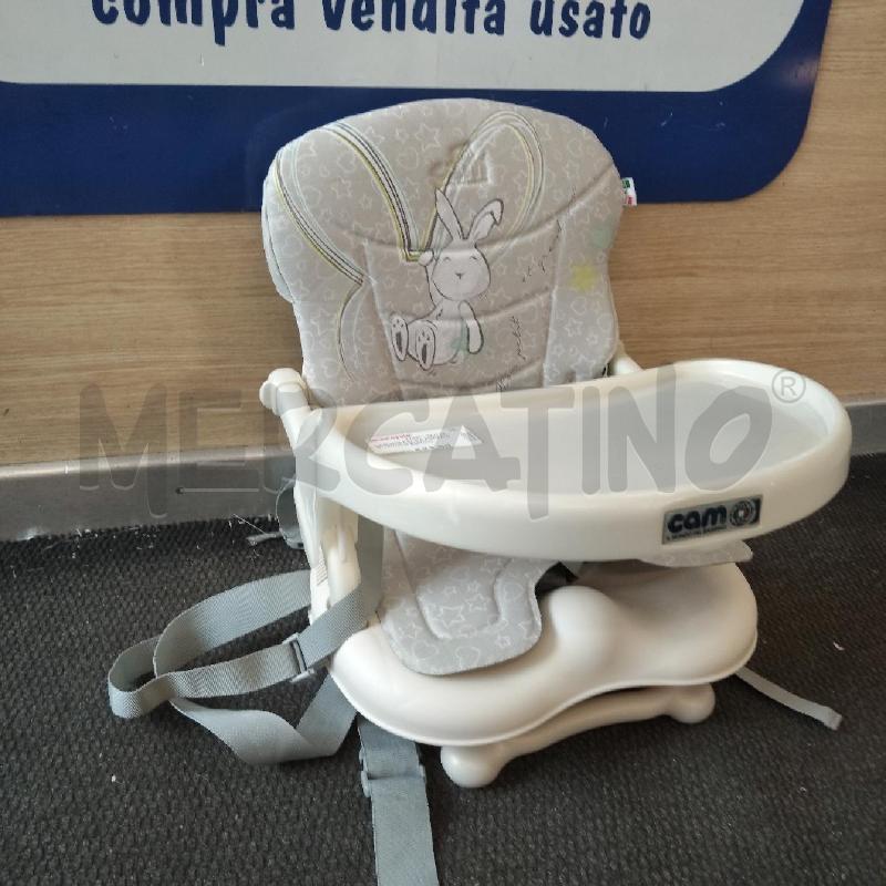 SEGGIOLINO DA PAPPA DA TAVOLO BIANCO CAM | Mercatino dell'Usato Domodossola 1