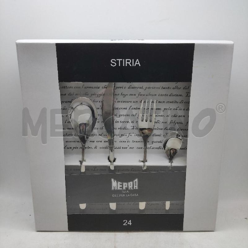 SERVIZIO 24 POSATE MEPRA STIRIA SCATOLA | Mercatino dell'Usato Domodossola 1