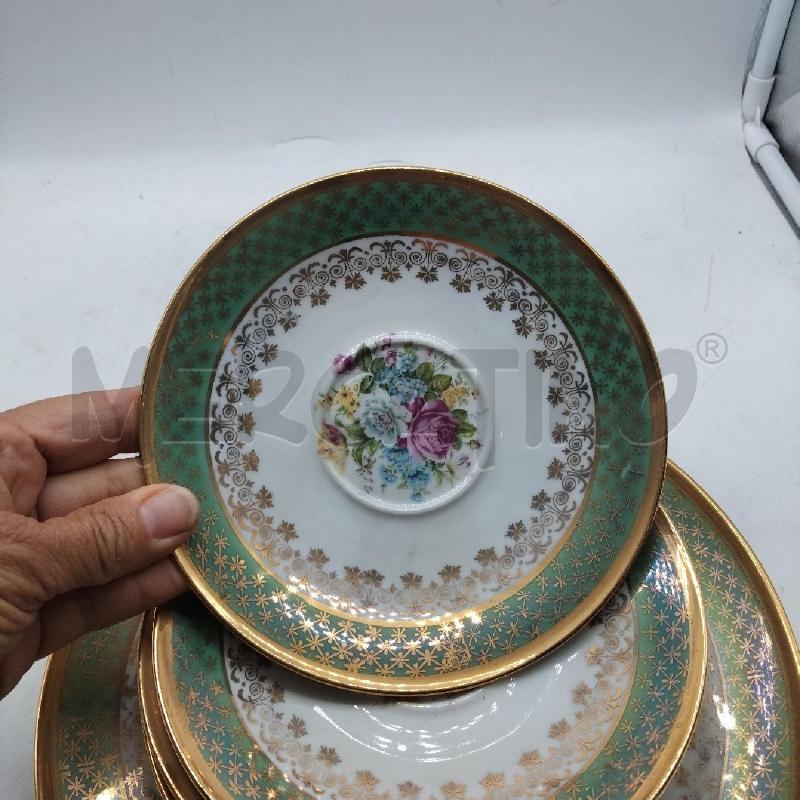 SERVIZIO PIATTI 7 PEZZI CERAMICA VERDE BAVARIA  | Mercatino dell'Usato Domodossola 2