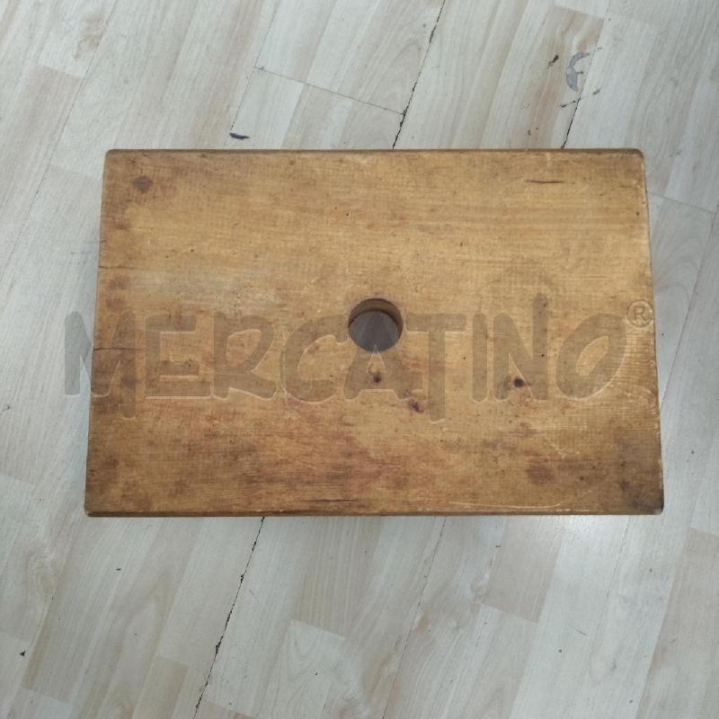 SGABELLO BASSO LEGNO CHIARO | Mercatino dell'Usato Domodossola 2
