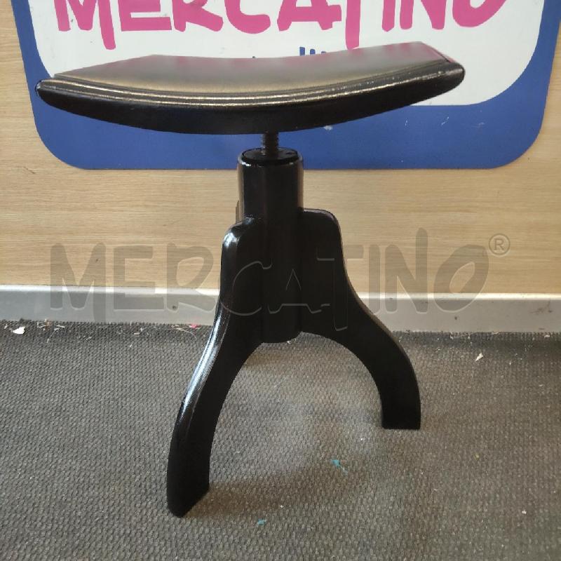 SGABELLO NERO PER PIANOFORTE | Mercatino dell'Usato Domodossola 1