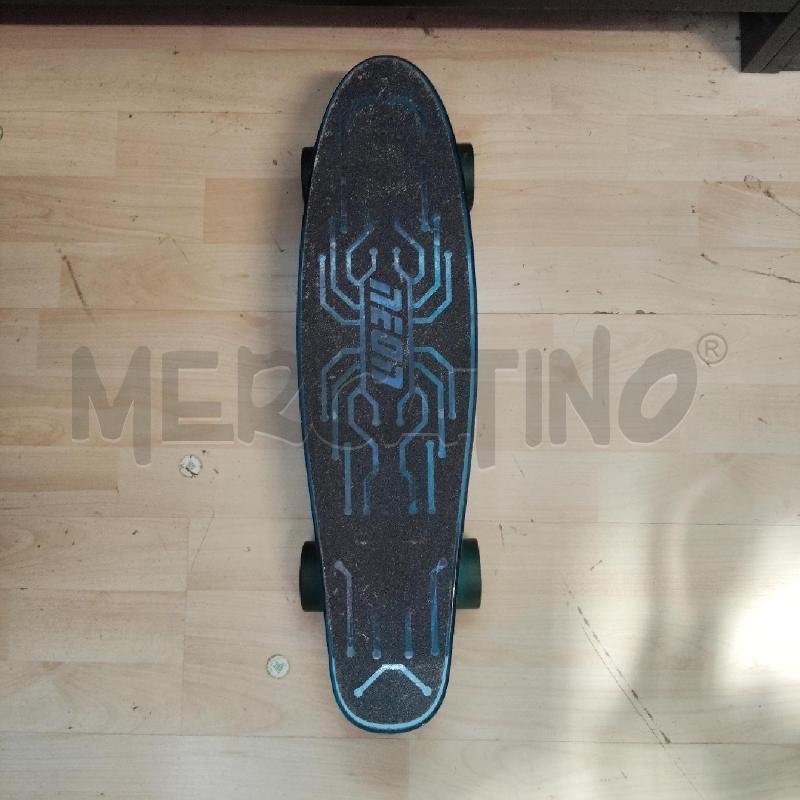 SKATEBOARD AZZURRO GRIGIO RUORE VERID AZZURRE | Mercatino dell'Usato Domodossola 2