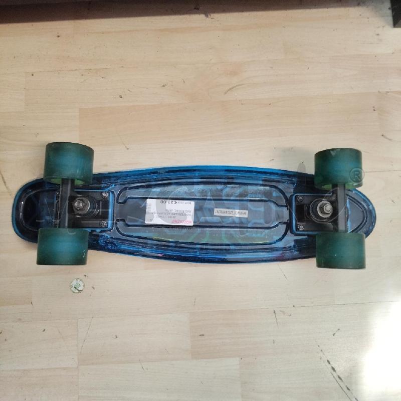 SKATEBOARD AZZURRO GRIGIO RUORE VERID AZZURRE | Mercatino dell'Usato Domodossola 3