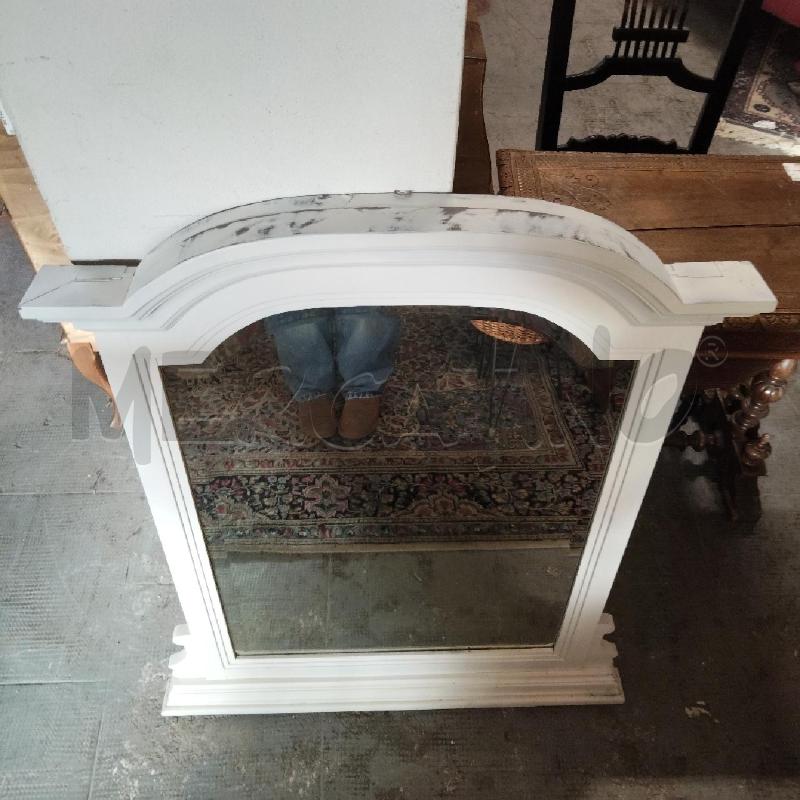SPECCHIO CORNICE BIANCA  | Mercatino dell'Usato Domodossola 2
