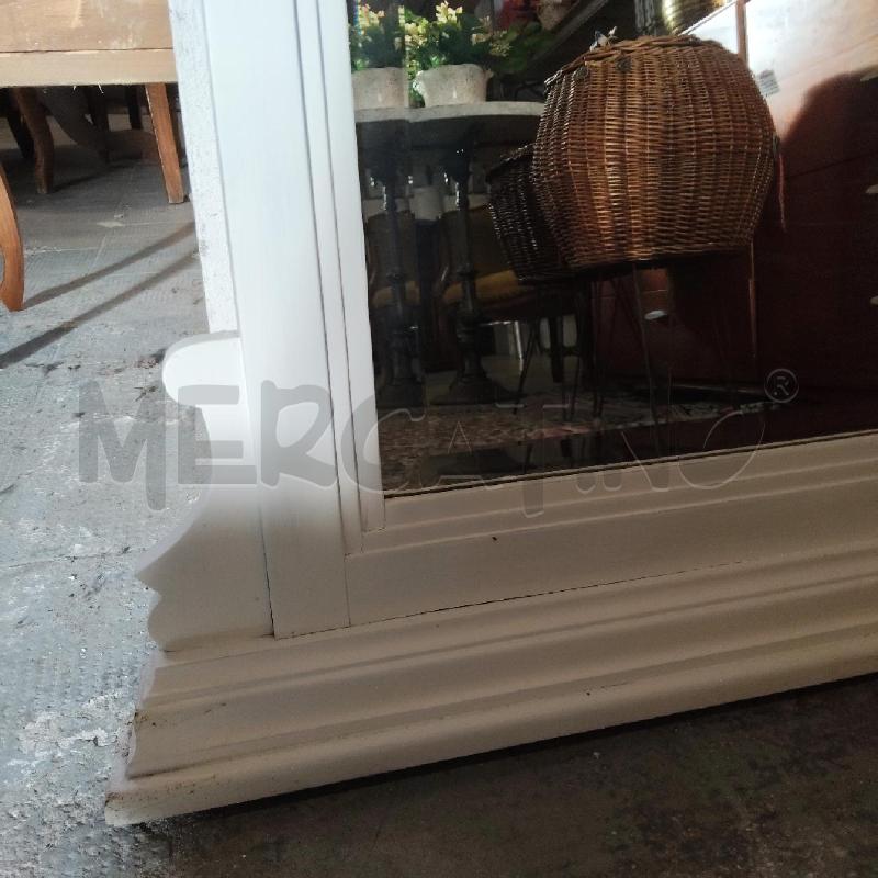 SPECCHIO CORNICE BIANCA  | Mercatino dell'Usato Domodossola 3