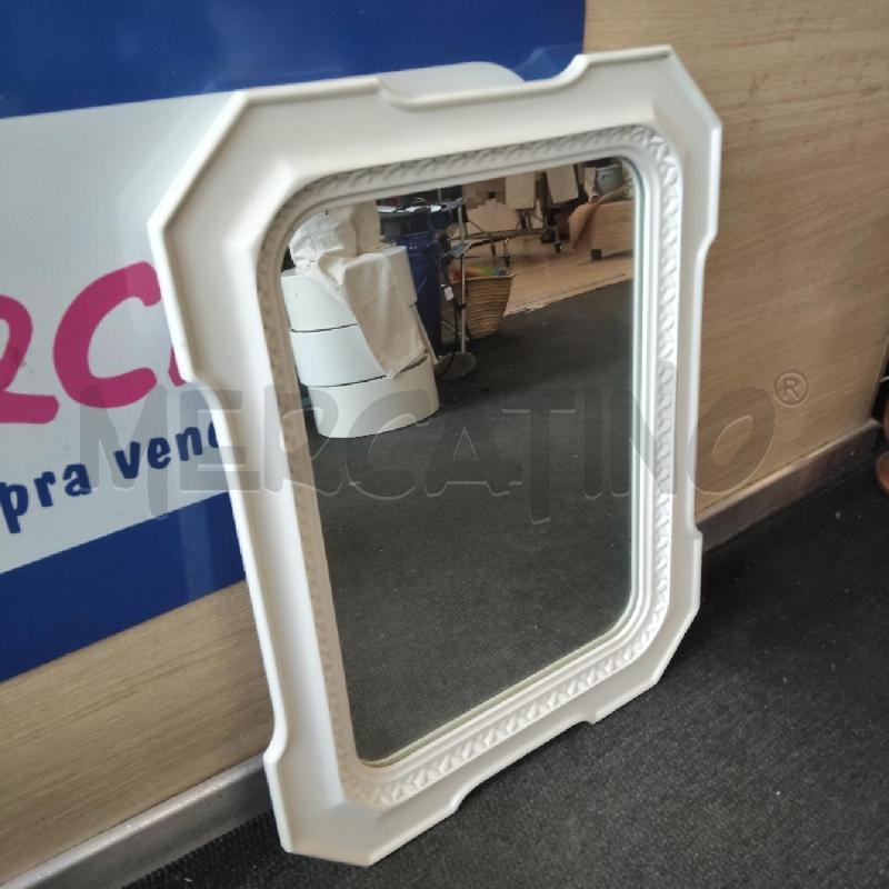 SPECCHIO CORNICE BIANCA RETTANGOLARE | Mercatino dell'Usato Domodossola 2