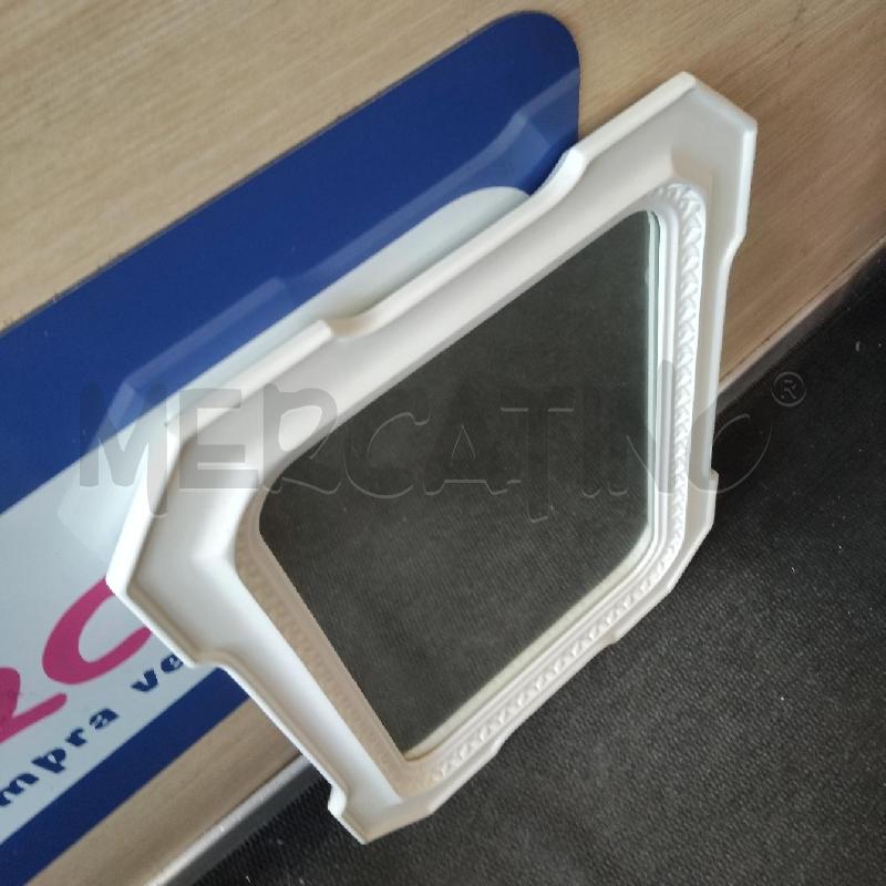 SPECCHIO CORNICE BIANCA RETTANGOLARE | Mercatino dell'Usato Domodossola 3