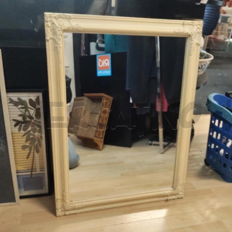 SPECCHIO CORNICE PANNA ANGOLI LAVORATI | Mercatino dell'Usato Domodossola 1