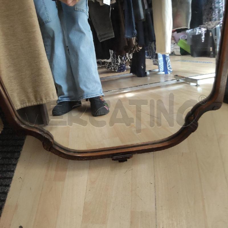 SPECCHIO GRANDE CORNICE IN LEGNO  | Mercatino dell'Usato Domodossola 3