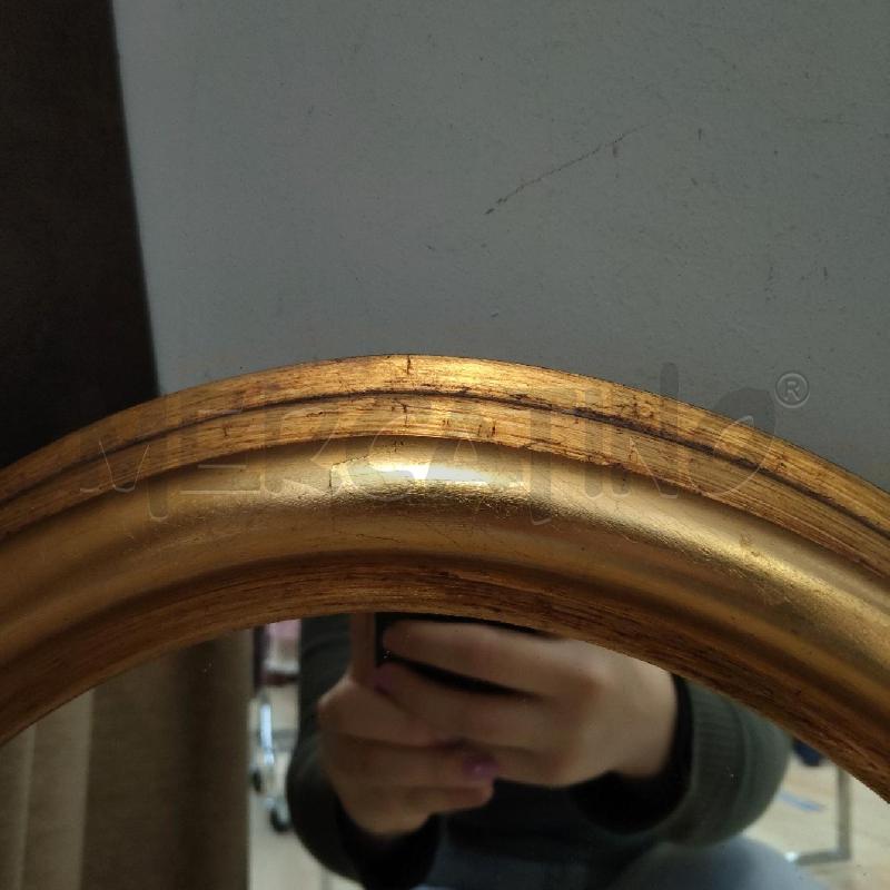 SPECCHIO OVALE CORNICE DORATA | Mercatino dell'Usato Domodossola 2