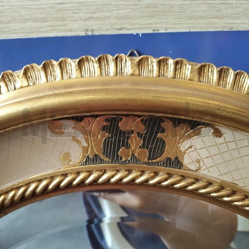 SPECCHIO OVALE CORNICE DORATA | Mercatino dell'Usato Domodossola 2