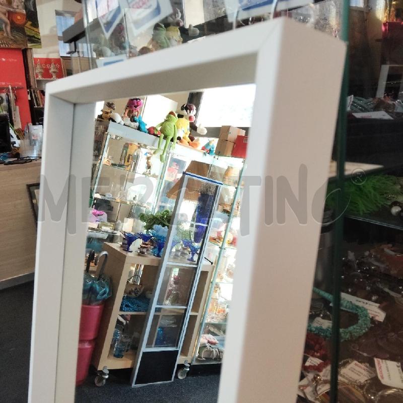 SPECCHIO RETT. CORNICE BIANCA DA PARETE IKEA | Mercatino dell'Usato Domodossola 3