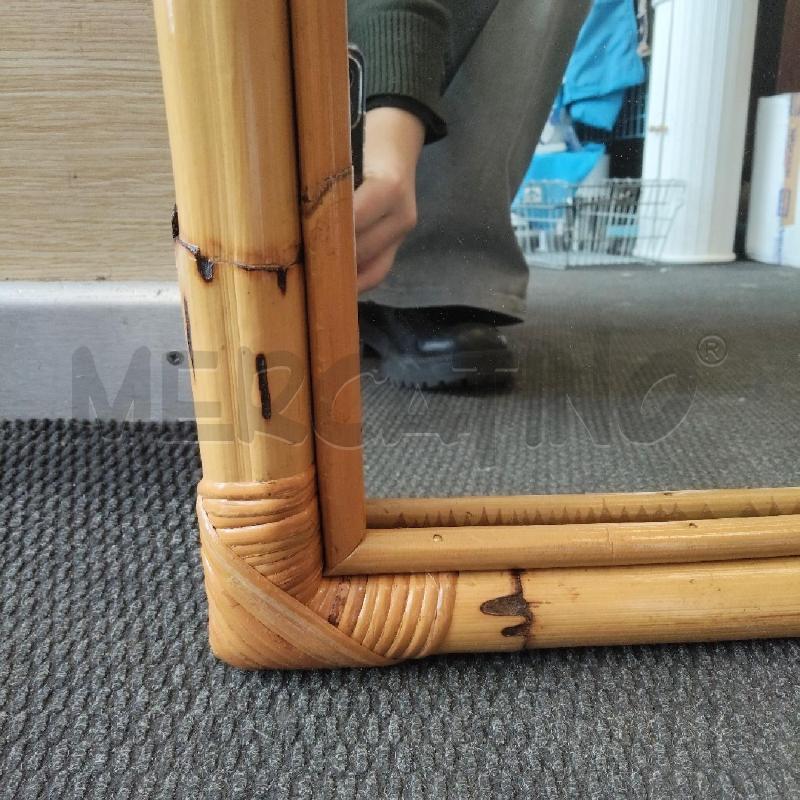 SPECCHIO RETTANGOLARE CORNICE BAMBOO | Mercatino dell'Usato Domodossola 2