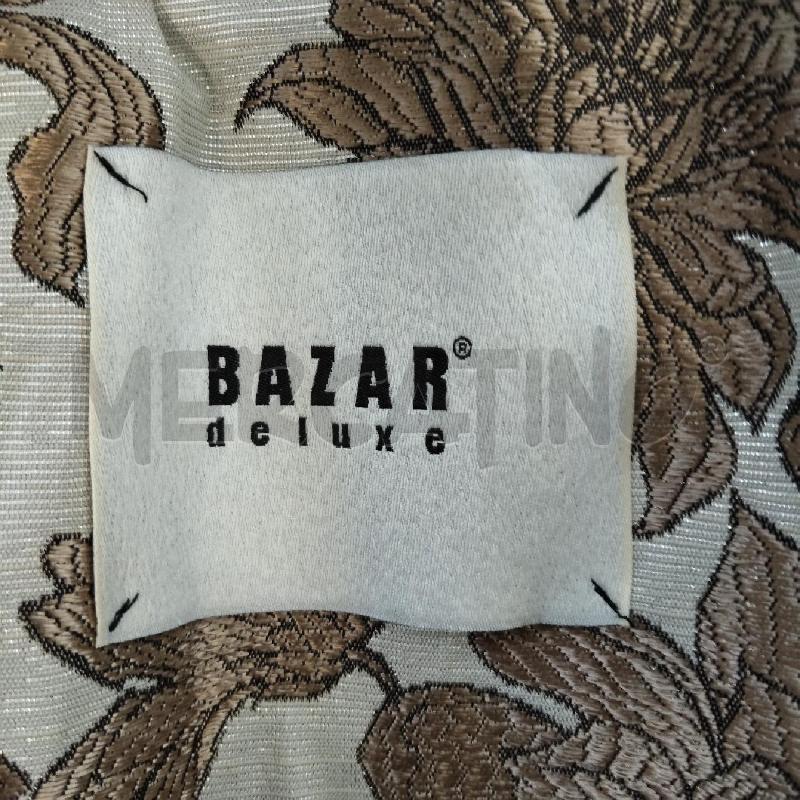 SPOLVERINO DONNA PANNA FIORI BEIGE FRANGE BAZAR | Mercatino dell'Usato Domodossola 5