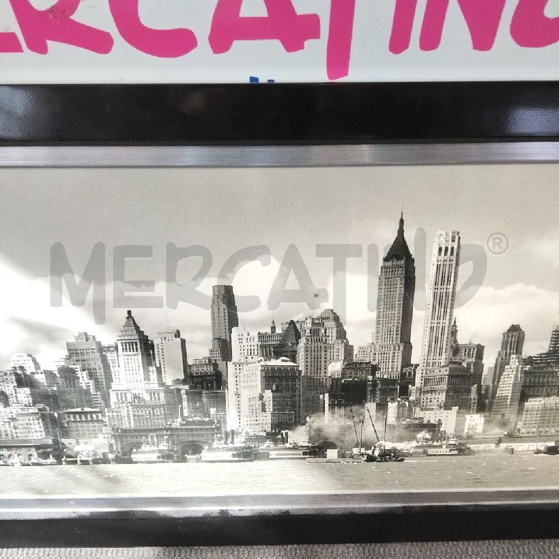 STAMPA NEW YORK CORNICE NERA  | Mercatino dell'Usato Domodossola 3