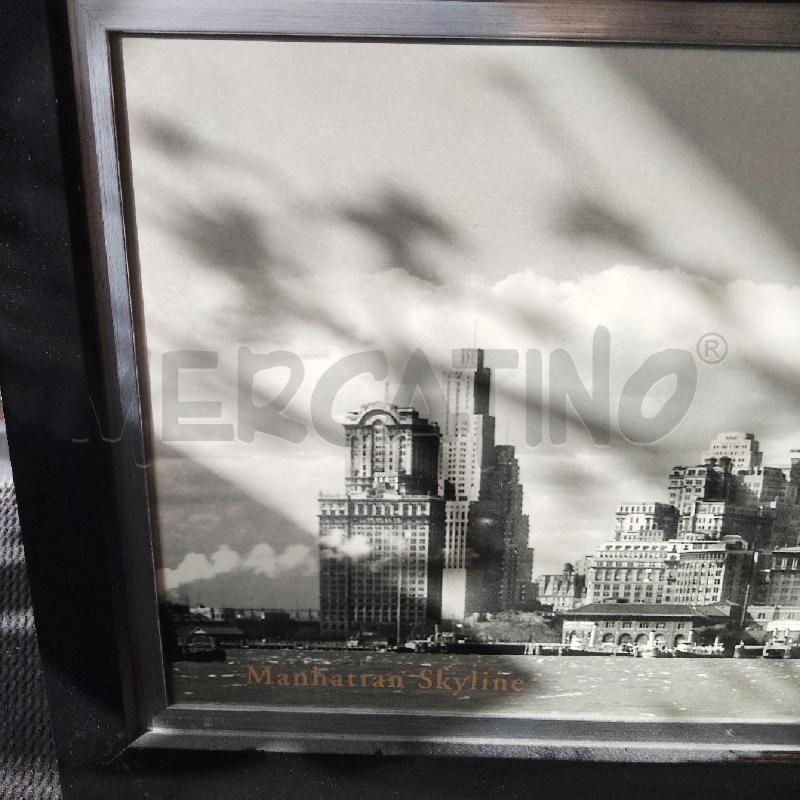 STAMPA NEW YORK CORNICE NERA  | Mercatino dell'Usato Domodossola 4