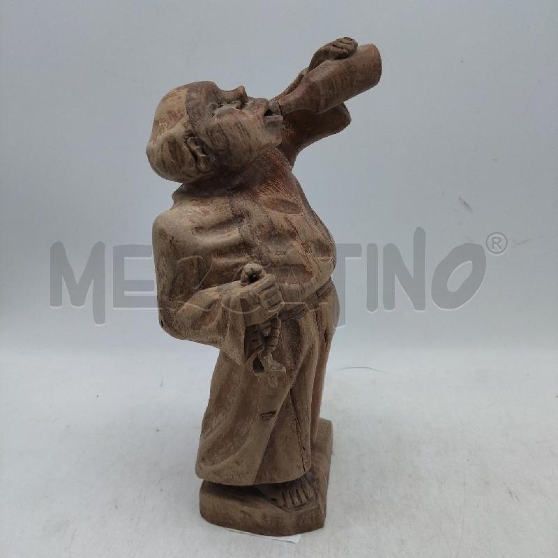 STATUA LEGNO FRATE BEVE | Mercatino dell'Usato Domodossola 2