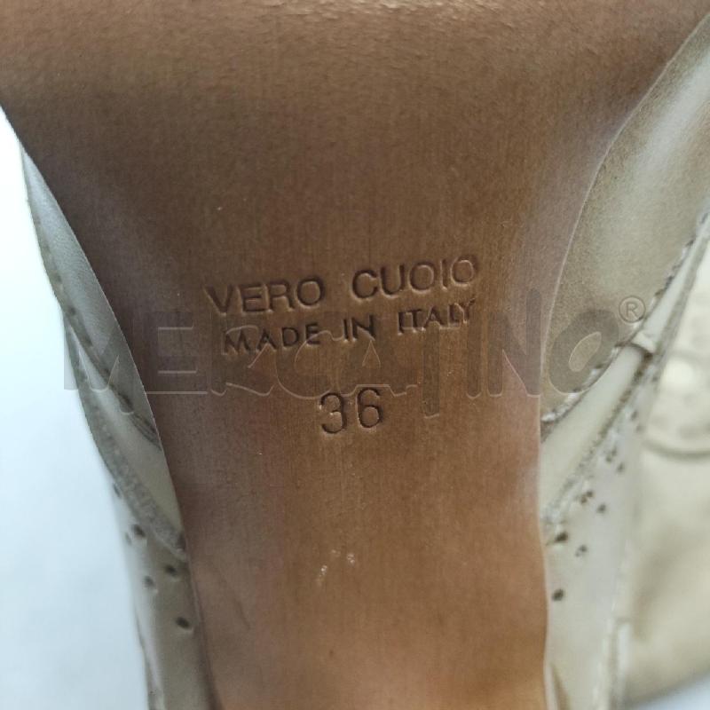 STIVALETTI DONNA BEIGE TACCO 36 | Mercatino dell'Usato Domodossola 4