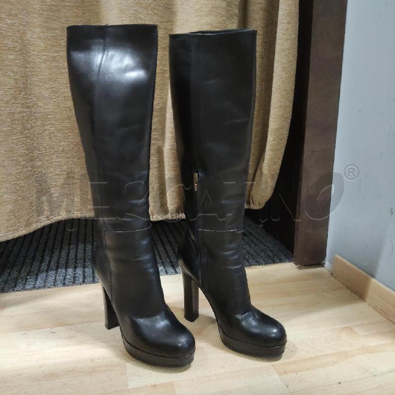 STIVALETTI DONNA YSL NERO PELLE TACCO 12 CM  | Mercatino dell'Usato Domodossola 1