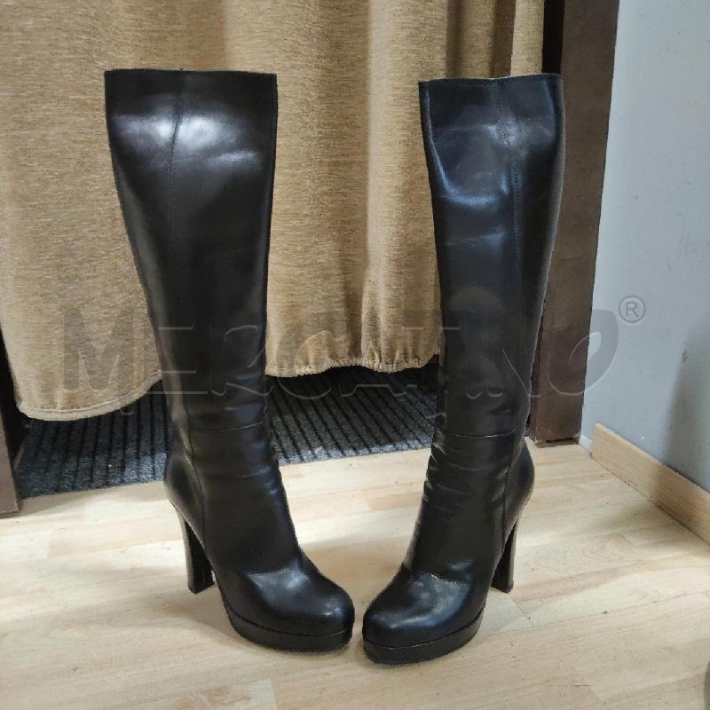 STIVALETTI DONNA YSL NERO PELLE TACCO 12 CM  | Mercatino dell'Usato Domodossola 2