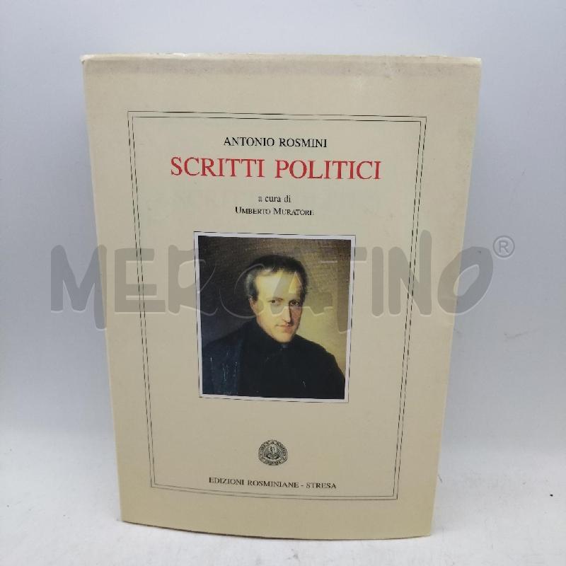 SXRITTI POLITICI ANTONIO ROSMINI | Mercatino dell'Usato Domodossola 1