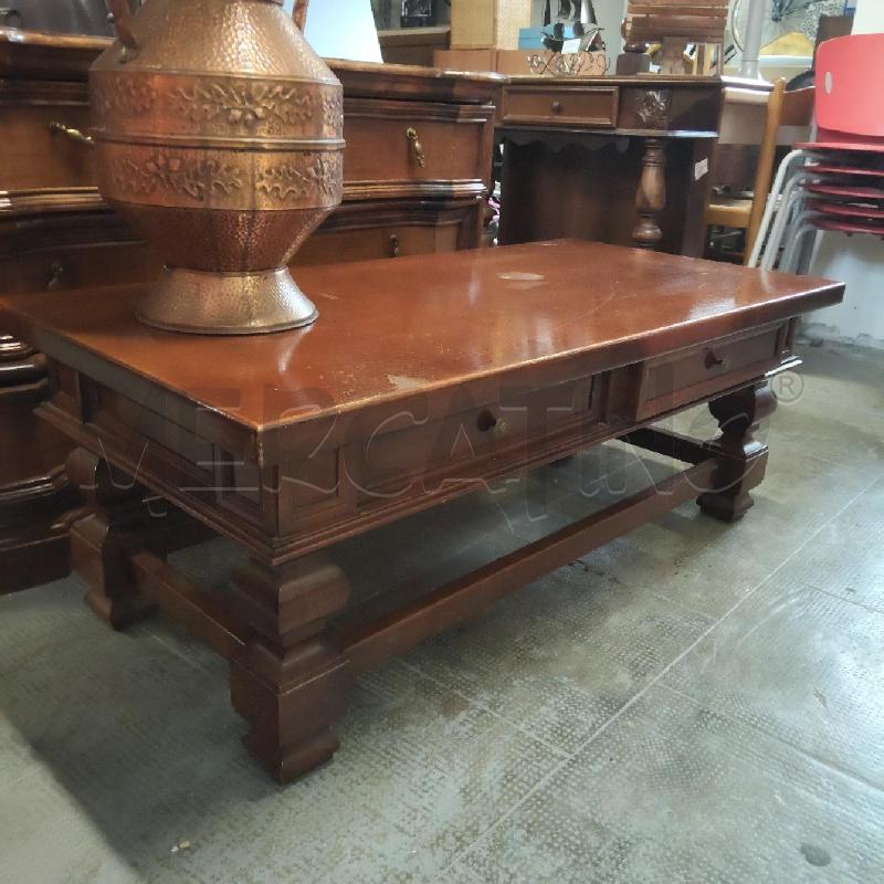 TAVOLINO RETTANGOLARE LEGNO  | Mercatino dell'Usato Domodossola 1