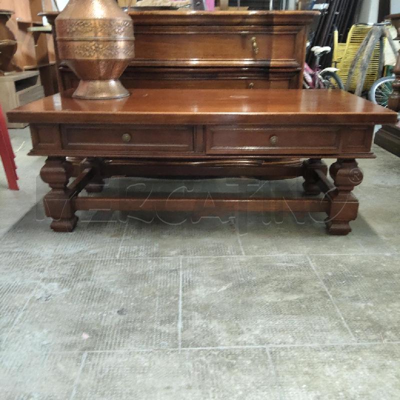 TAVOLINO RETTANGOLARE LEGNO  | Mercatino dell'Usato Domodossola 2