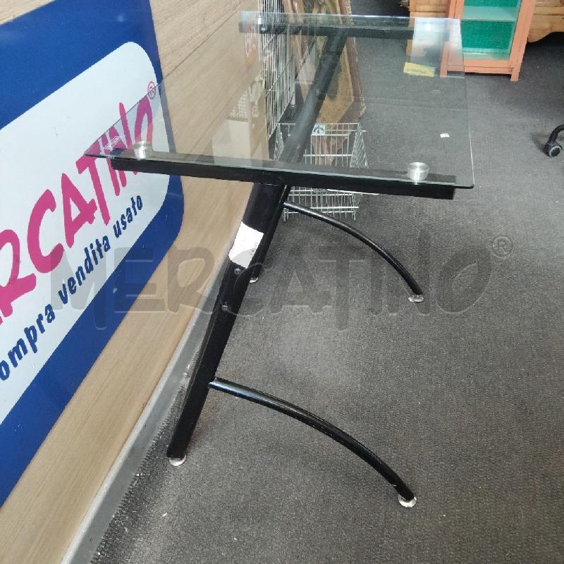TAVOLINO VETRO BASE METALLO NERA  | Mercatino dell'Usato Domodossola 3